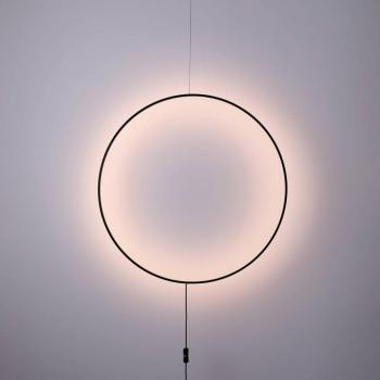 LED fali lámpa Shadow, kör alakú, Ø 61 cm kép