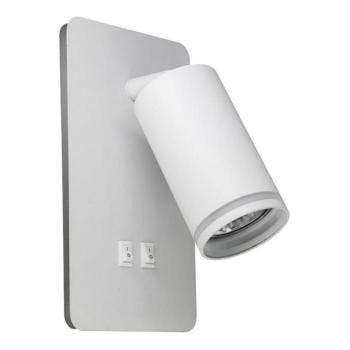  LED Fali spotlámpa PARIS 1xGU10/10W/230V + LED/6W/230V fehér  kép