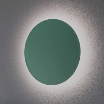 LED fali világítás Orios Plus, zöld, Ø 30 cm, acél kép