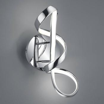 LED fali világítás Perugia, switch-dimmer, króm kép