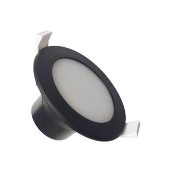  LED Fürdőszobai beépíthető lámpa LED/7W/230V 4000K fekete IP44  kép