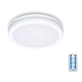  LED fürdőszobai mennyezeti lámpa szenzorral LED/12W/230V átm. 20 cm fehér + DO  kép