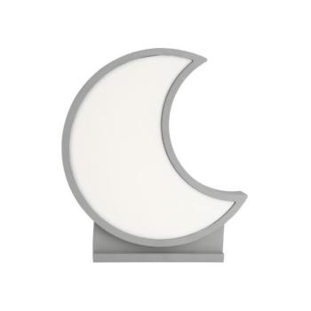  LED gyerekasztali lámpa MOON LED/12W/230V szürke  kép
