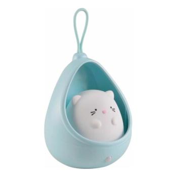 LED Gyermek Tájoló lámpa érzékelővel KITTY LED/0,5W/5V USB kék  kép