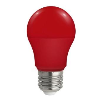  LED Izzó A50 E27/4,9W/230V piros  kép