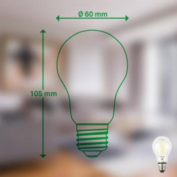 LED izzó E27 5W világos 3000K 1055 lm EEK A 2er kép