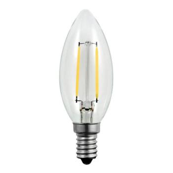  LED Izzó FILAMENT C37 E14/2W/230V 3000K  kép