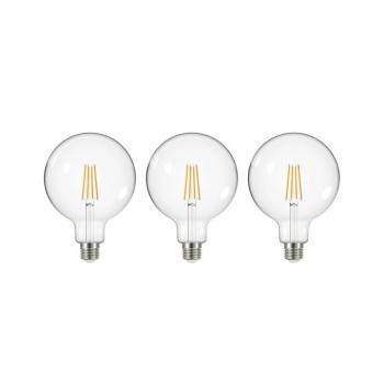 LED izzó izzószál átlátszó E27 G125 3,8W 2700K 806lm 3er kép