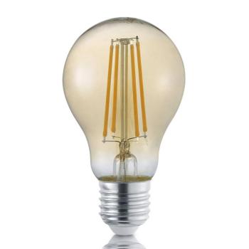 LED izzólámpa E27 8W arany kapcsolós dimmer 2 700K kép