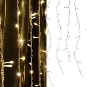 LED karácsonyi függöny ESTELLA 47 LED/8 funkció 3,5 m meleg fehér  kép