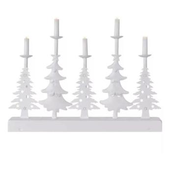  LED Karácsonyi gyertyatartó LED/2xAA fehér  kép