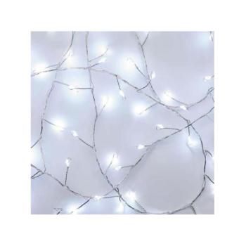  LED Karácsonyi lánc 100xLED/3xAA 2,7 m hideg fehér  kép