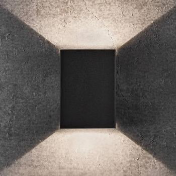 LED kültéri fali 10 x 15cm fekete összecsukható kép