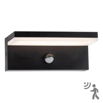  LED Kültéri fali lámpa érzékelővel TESA LED/10W/230V IP54 fekete  kép