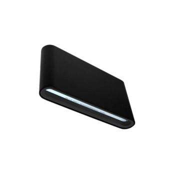  LED Kültéri fali lámpa FLOW 2xLED/6W/230V IP54 3000K fekete  kép
