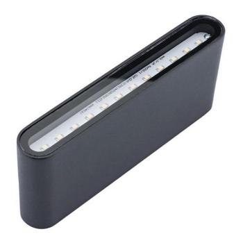  LED Kültéri fali lámpa FLOW LED/6W/230V IP54 fekete  kép