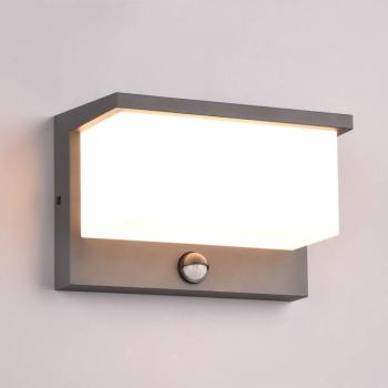 LED kültéri fali lámpa Nestos, mozgásérzékelős, IP54 kép