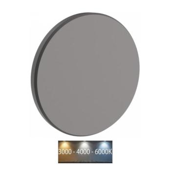  LED Kültéri fali lámpa PIATTA LED/9W/230V 3000/4000/6000K IP44 szürke  kép