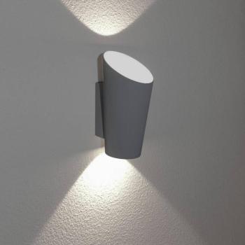 LED kültéri fali lámpa Vista, s.szürke kép