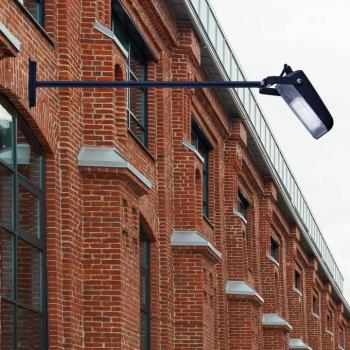LED kültéri falilámpa Pub hosszú karral, IP65 kép