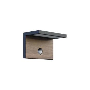  LED Kültéri lámpa érzékelővel NATURA LED/12W/230V 4000K IP54 barna/antracit  kép