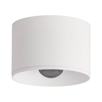 LED kültéri mennyezeti spotlámpa S132, Ø 8 cm, homokfehér kép