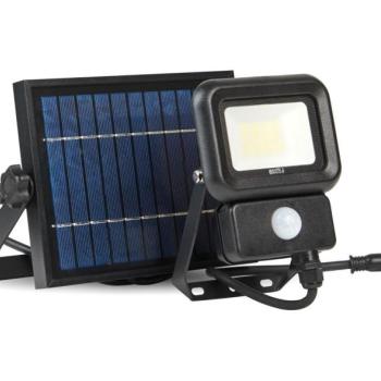  LED kültéri napelemes reflektor szenzorral LED/10W/3,7V 6500K IP65 2200 mAh  kép