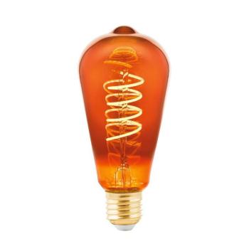 LED lámpa ST64 E27 4 W 2000 K filament réz kép