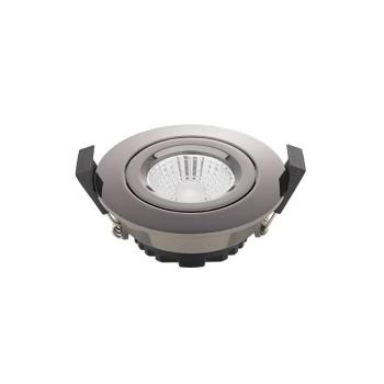 LED mennyezetbe süllyesztett spot Diled, Ø 8,5 cm, 6 W, 3000 K, króm kép