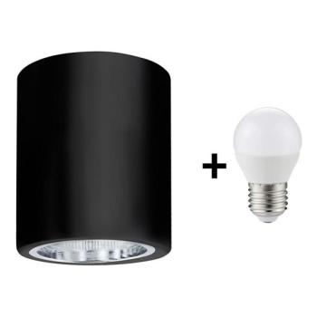  LED mennyezeti lámpa JUPITER 1xE27/6W/230V 120x98 mm fekete  kép