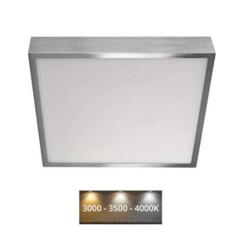  LED Mennyezeti lámpa LED/28,5W/230V 3000/3500/4000K 30x30 cm króm  kép
