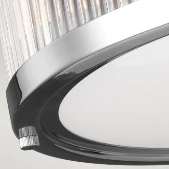 LED mennyezeti lámpa Paulson IP44 króm Ø 38,1 cm kép