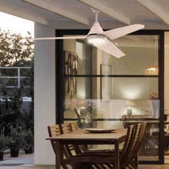 LED mennyezeti ventilátor Bora CCT IP44 kép