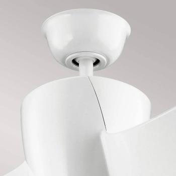 LED mennyezeti ventilátor Phree 56, háromlapátos, fehér kép