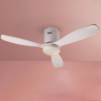 LED mennyezeti ventilátor Siroco Mini, DC, csendes, fehér, CCT kép