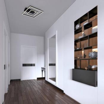 LED mennyezeti világítás 3772 2 kerettel, fekete kép