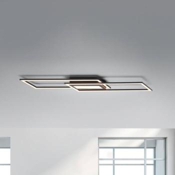 LED mennyezeti világítás Asmin, CCT, fekete, 100x17,9cm kép