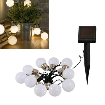 LED napelemes dekorációs lánc LED/1,2V 300 mAh 3,8 m IP44  kép