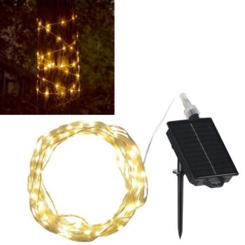  LED Napelemes dekoratív lánc LED/3,7V 1800 mAh 10 m IP44 + távirányítás  kép