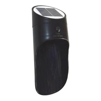  LED Napelemes érzékelős fali lámpa PALESA LED/1W/3,7V IP65 1800 mAh fekete  kép