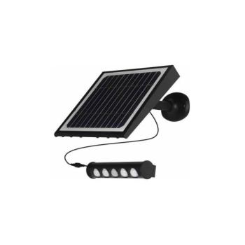  LED napelemes fali lámpa mozgásérzékelővel LED/8W/3,7V 4000 mAh 4000K IP65  kép