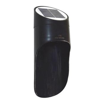  LED Napelemes fali lámpa PALESA LED/1W/3,7V IP65 1800 mAh fekete  kép