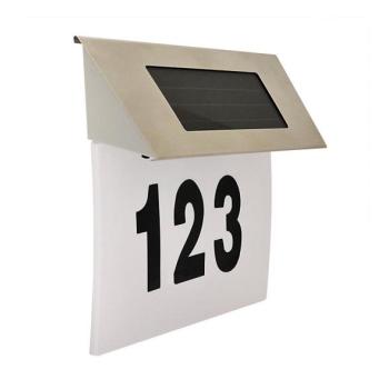  LED napelemes házszám LED/1,2V 200 mAh IP44  kép
