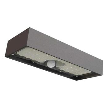  LED Napelemes reflektor mozgásérzékelővel LED/3,7V 3000mAh 4000K IP65 fekete  kép