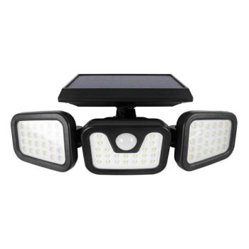  LED napelemes reflektor szenzorral LED/1,5W/3,7V 6000K IP44 2400 mAh  kép