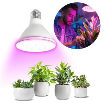  LED Növénynevelő izzó PLANTY E27/9W/230V 1200K fehér  kép
