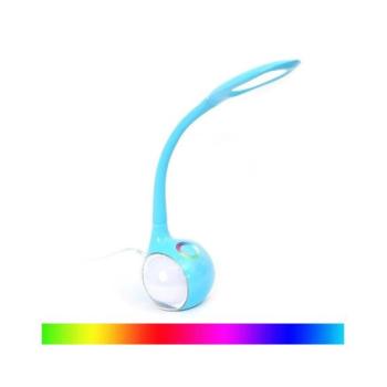  LED RGB állítható asztali lámpa LED/7W/230V kék  kép