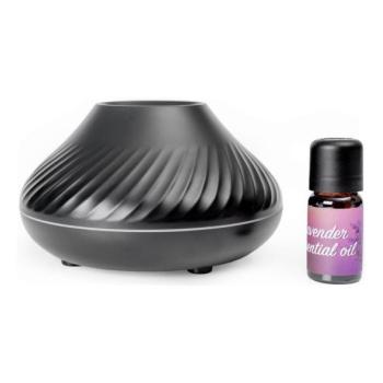  LED RGB Aroma diffúzor lángutánzattal LED/6,5W/5V 130ml fekete  kép