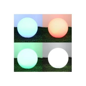  LED RGB Dimmelhető napelemes lámpa LED/5W/3,7V 3000K IP54 átm. 30 cm  kép