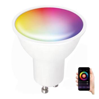  LED RGB Intelligens dimmelhető izzó GU10/5W/230V 2700 kép